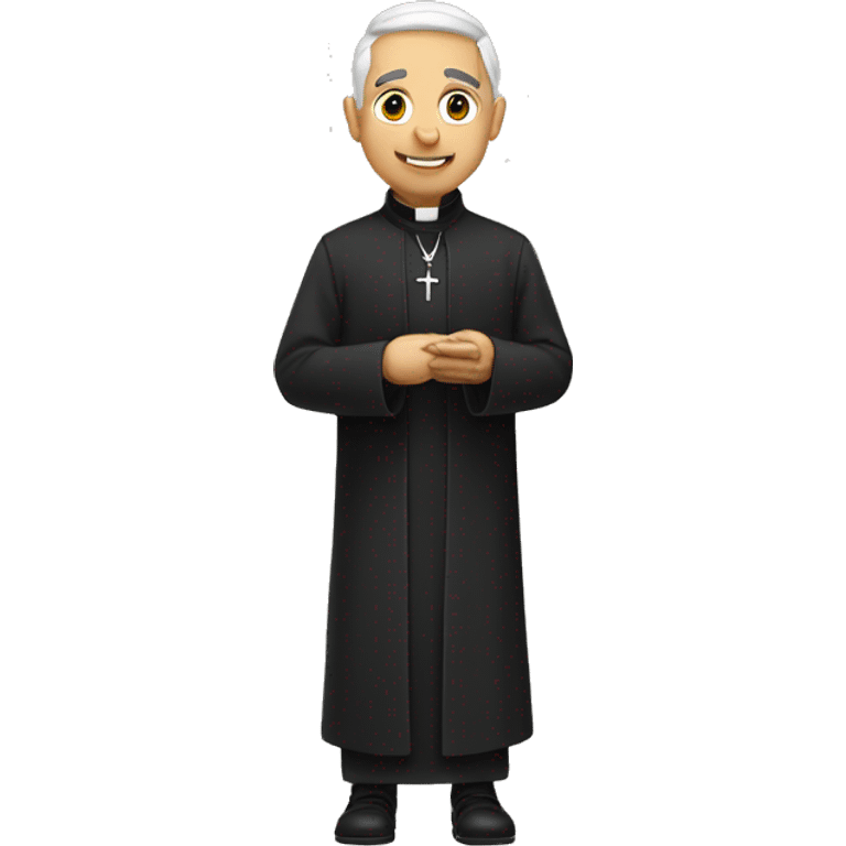 Priest taking a walk emoji