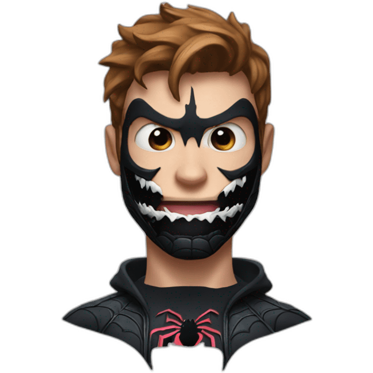 venom spiderman emoji