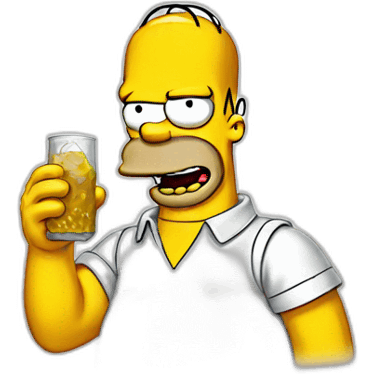 homer simpson bave emoji