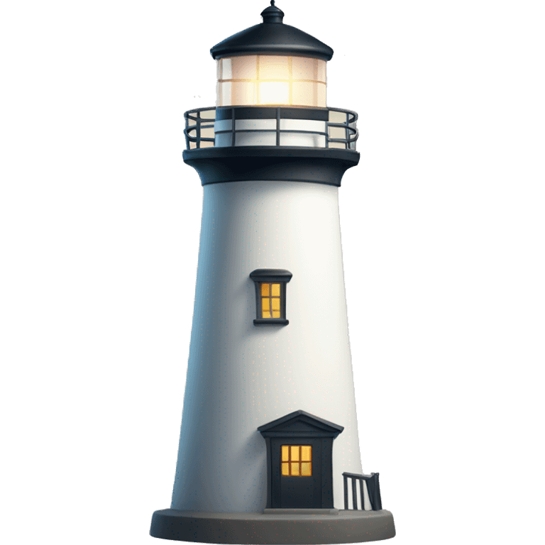 Lighthouse with bight light emoji