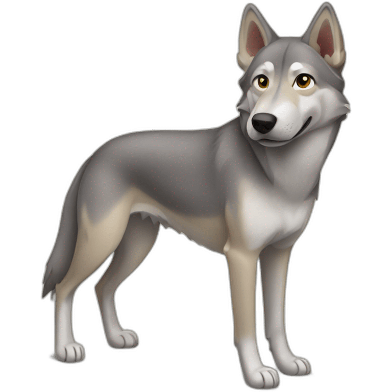 Czechoslovakian wolfdog emoji