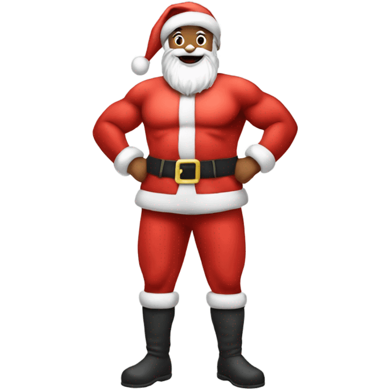 Fit Santa emoji