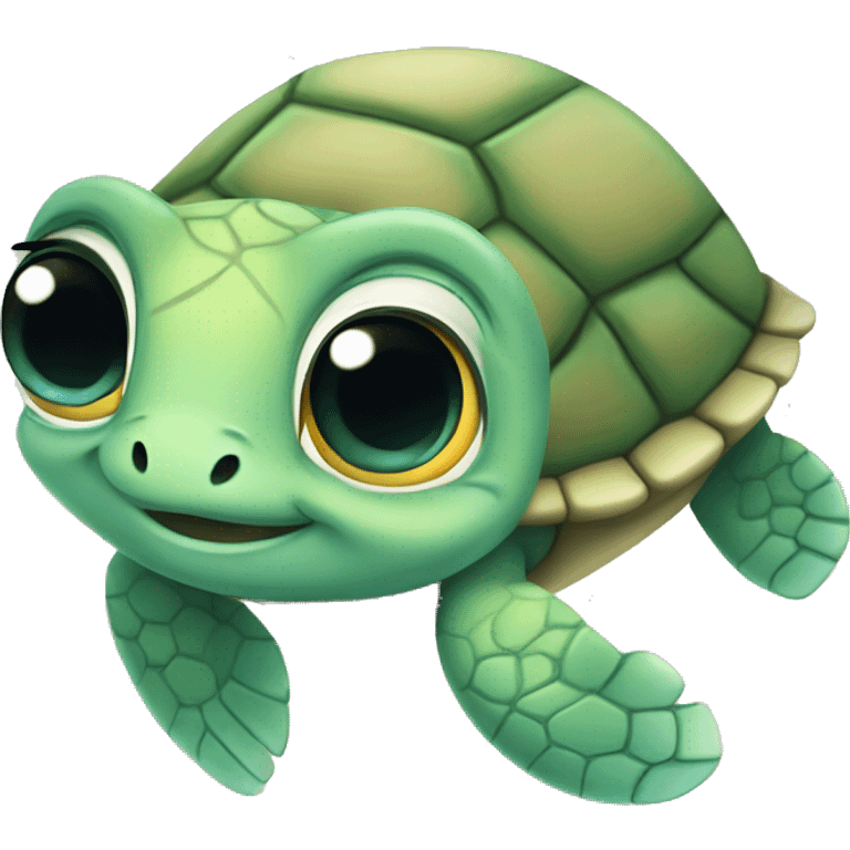 cute baby sea turtle  emoji