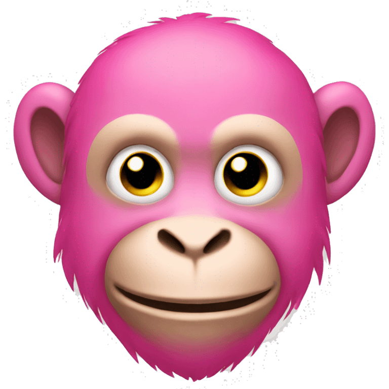 Pink monkey  emoji