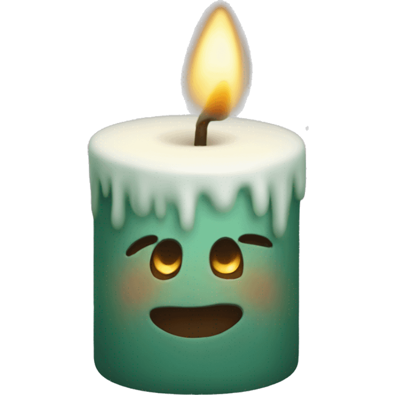 Candle winter Christmas  emoji