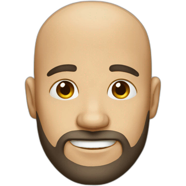 bald man with beard emoji