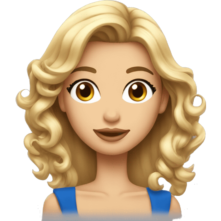 miss france avec de long cheveux emoji