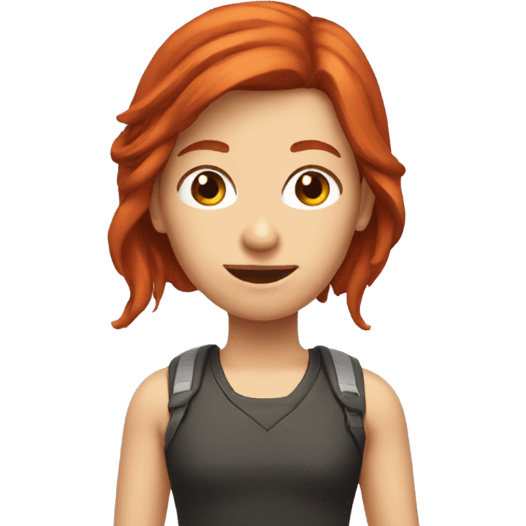 Redhead gamer emoji