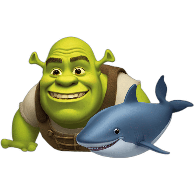 shrek and whale emoji