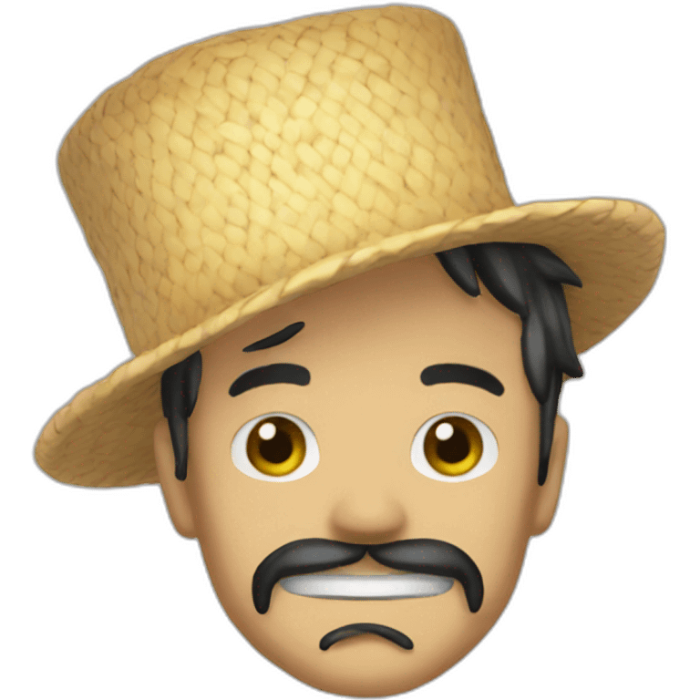 Chapeau one piece emoji