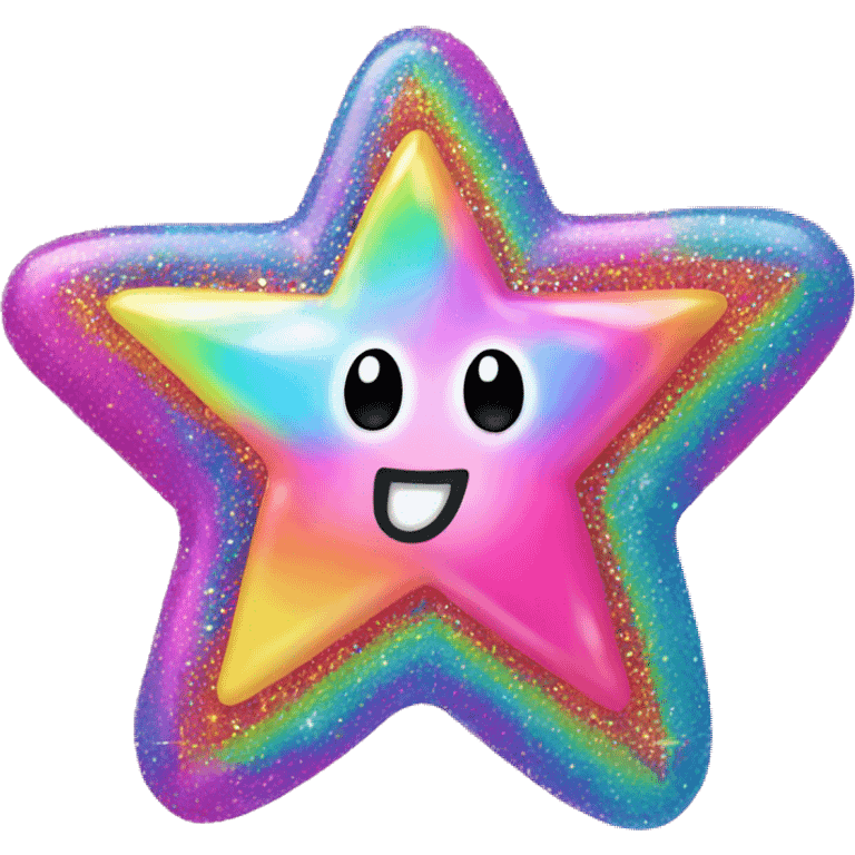 lisa frank star shape emoji