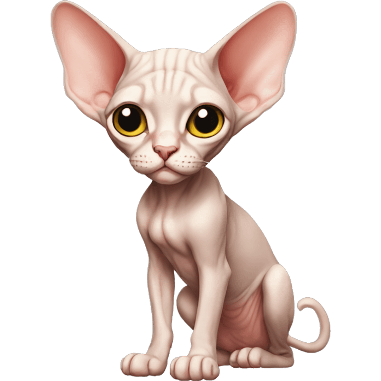 Sphynx Full Body emoji