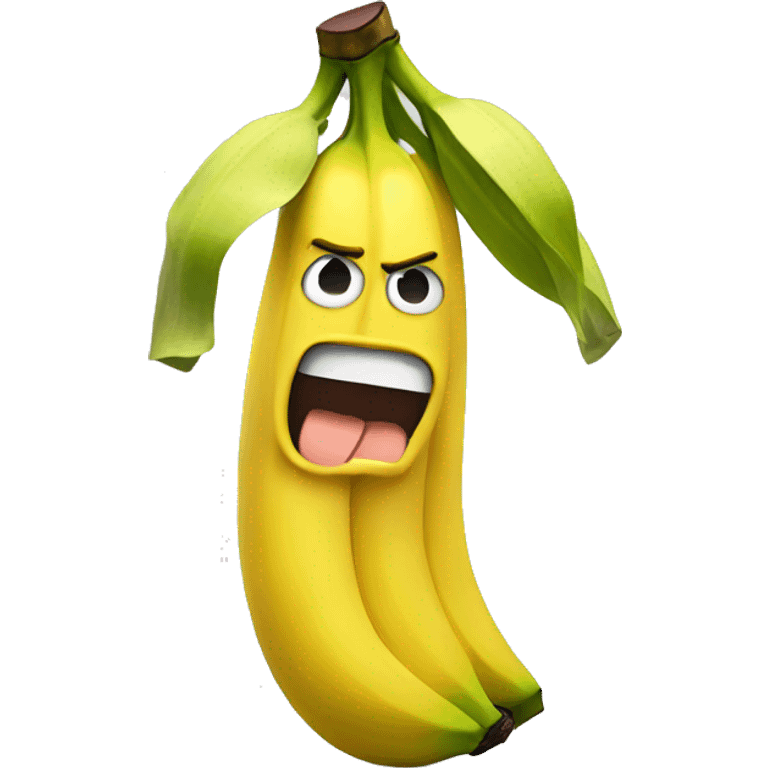 Banana with big muscles  emoji