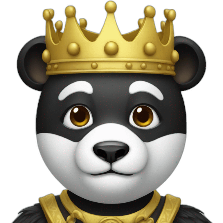 panda king emoji