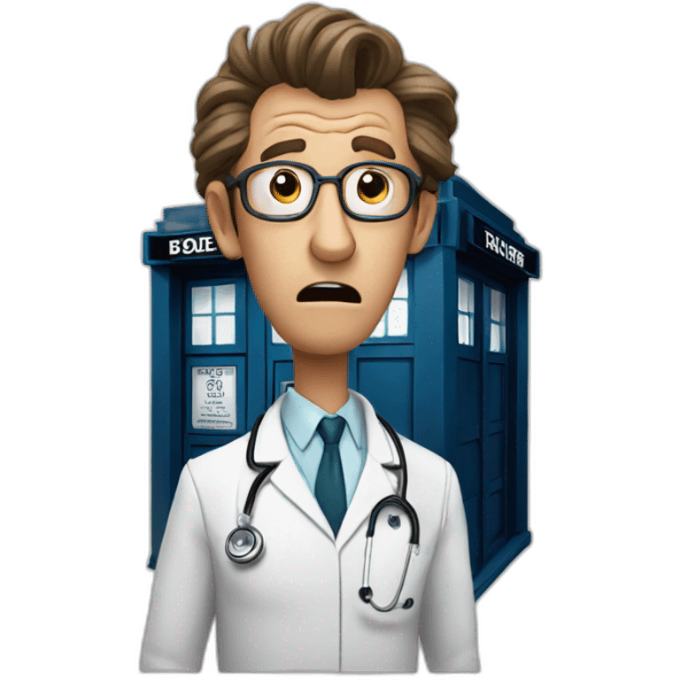 The doctor is shocked emoji