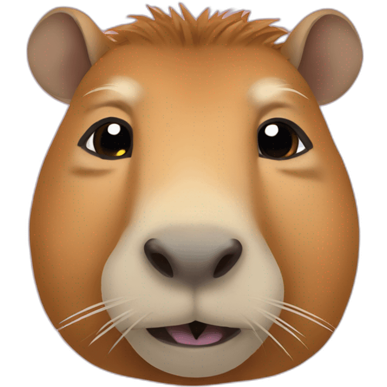 Capybara sur capybara emoji