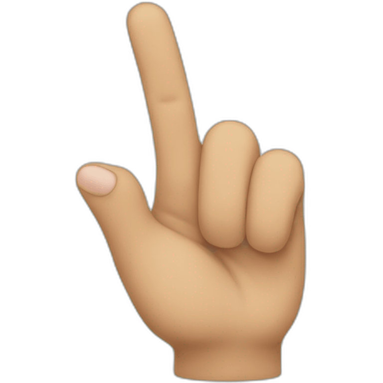 guwashi finger sign emoji