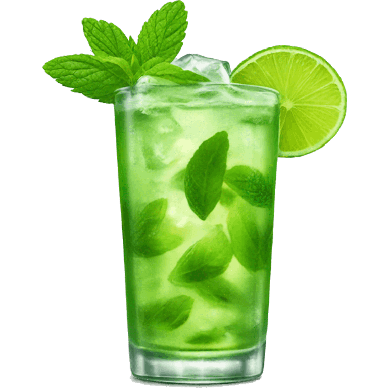 mojito stoßt gegen mojito Glas an  emoji