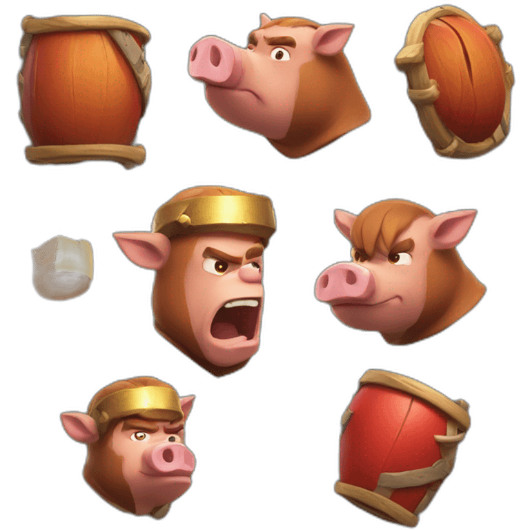 hog rider clash royale emoji