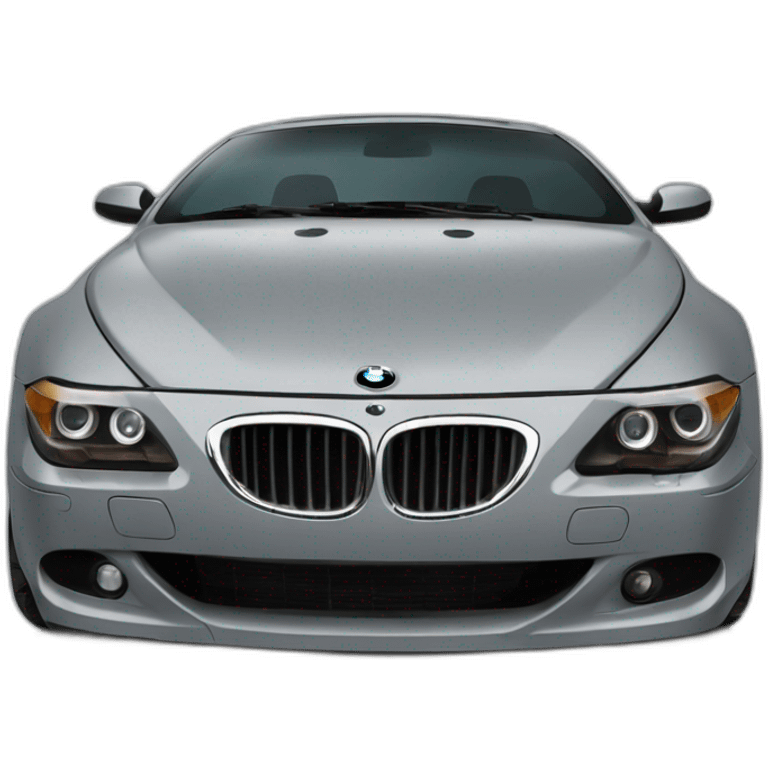 BMW 645ci 2004 grey coupe emoji