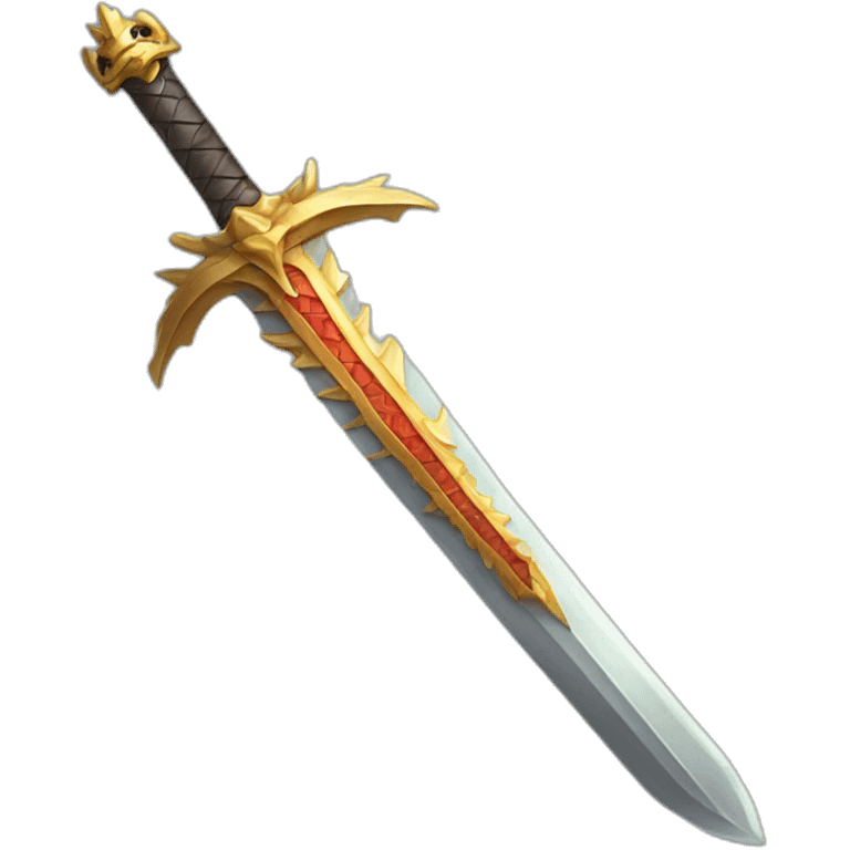 Dragon sword emoji