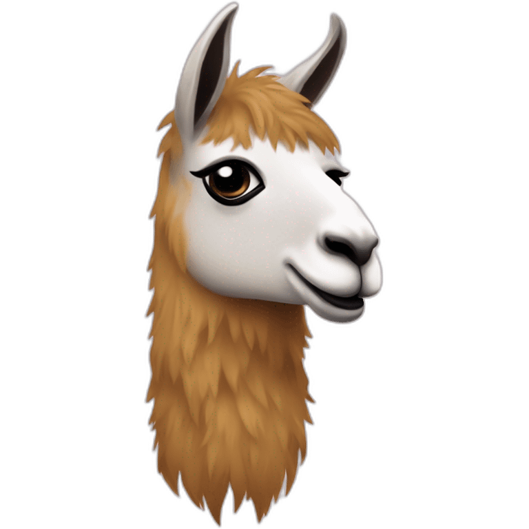 Llama futurista emoji