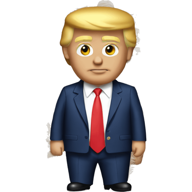 Trump in cape emoji