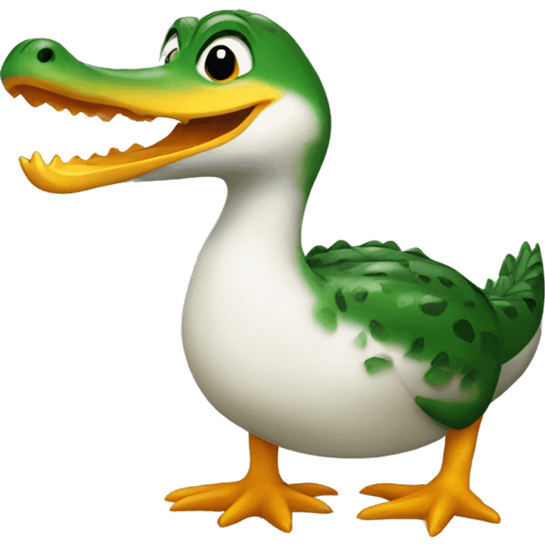 crocodile duck emoji