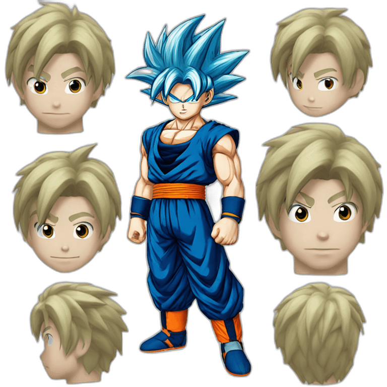 Goku SS BLUE emoji