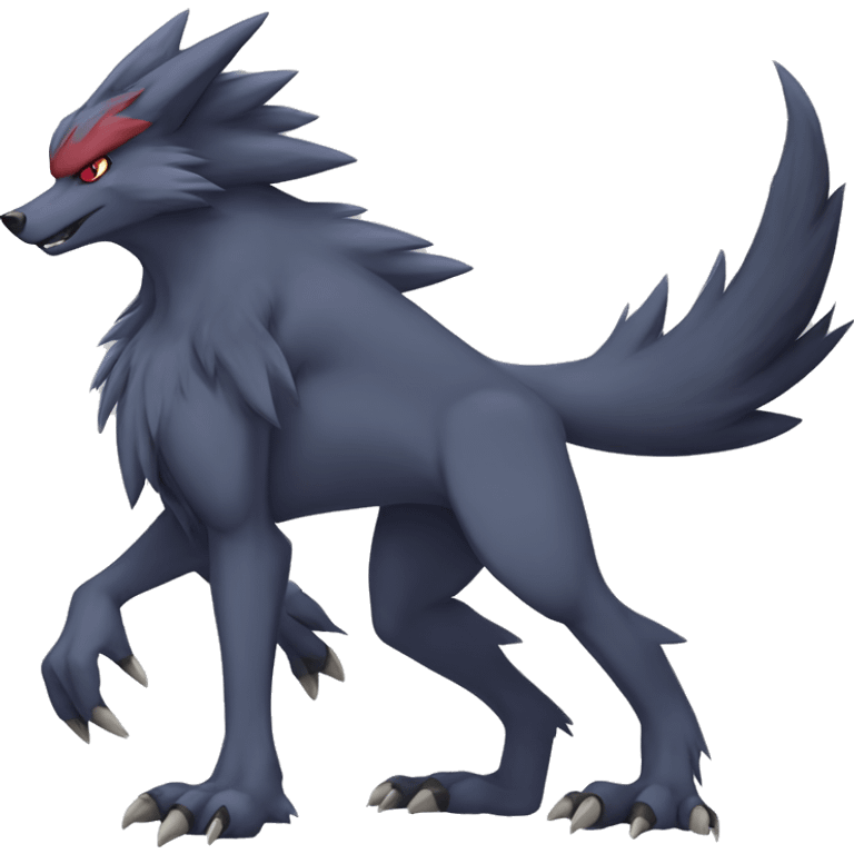 Zoroark-Lombax-Sergal-Vernid-Fakemon full body emoji