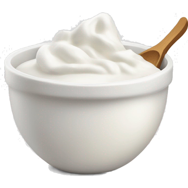 Bowl of yogurt emoji