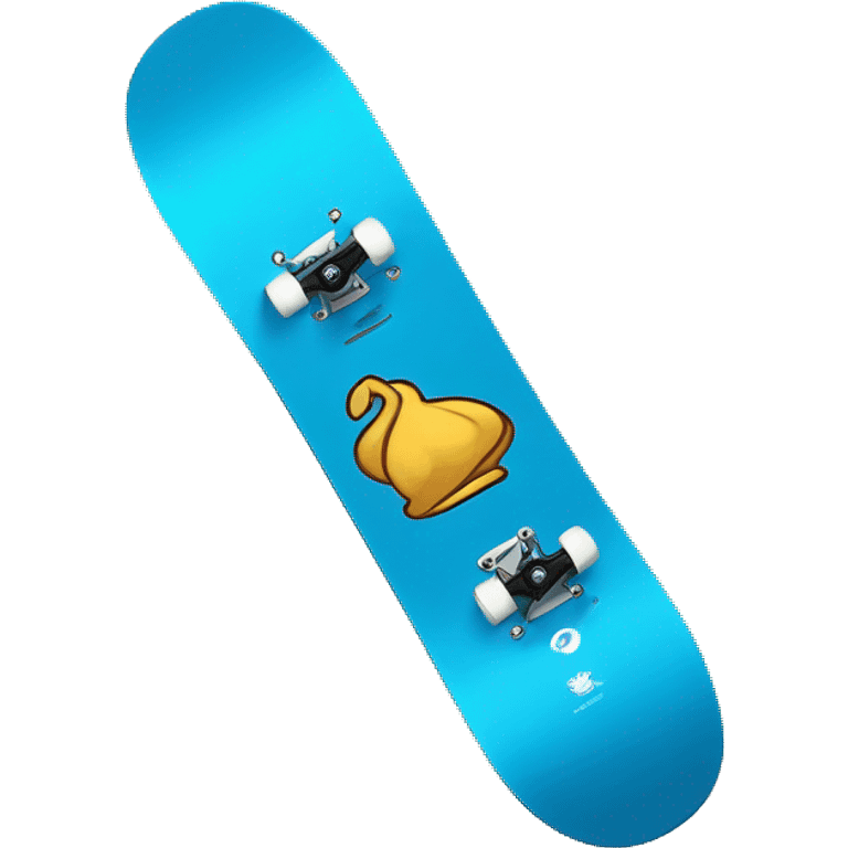 genie blue snowboard emoji