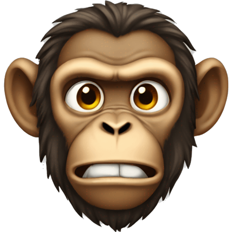 Monkey mad emoji