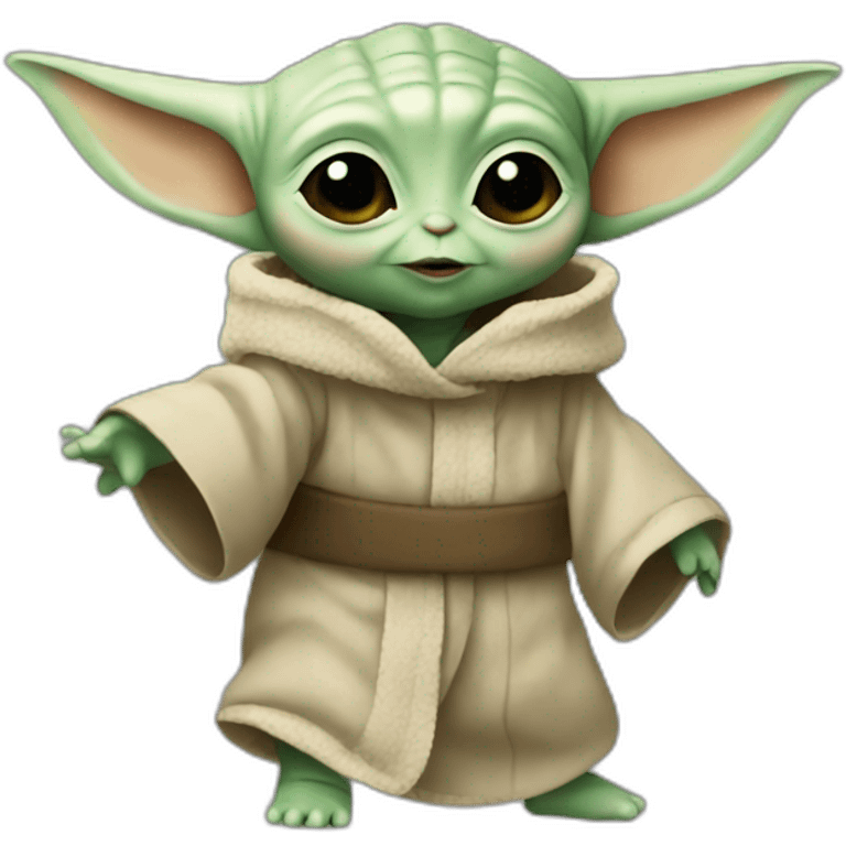 Baby yoda dancing  emoji