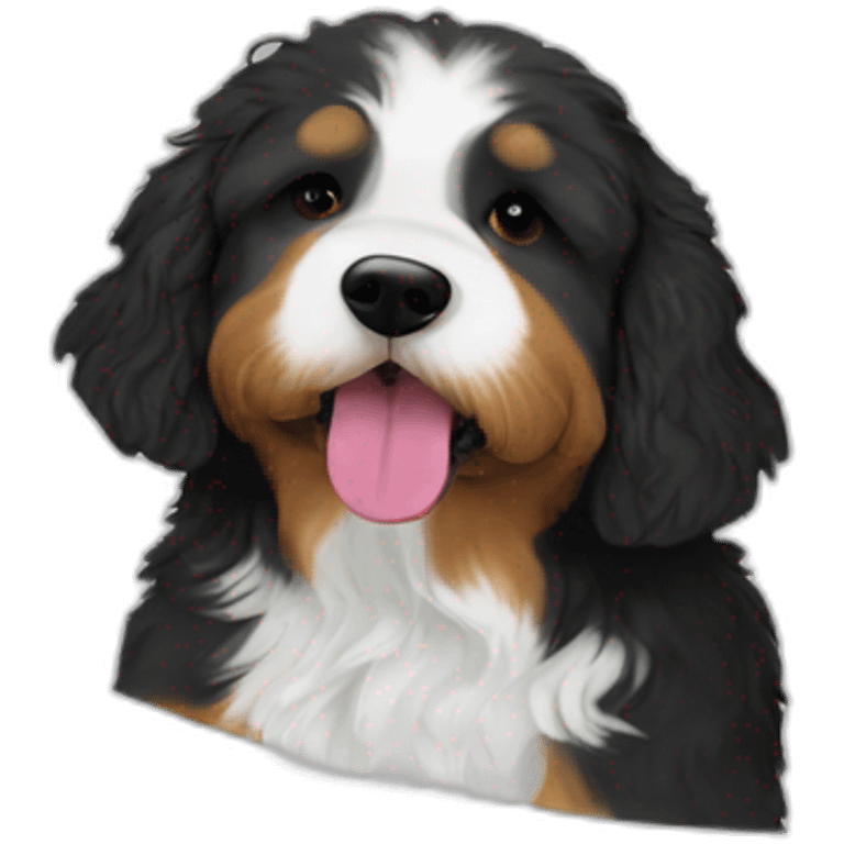 bernedoodle pajamas emoji