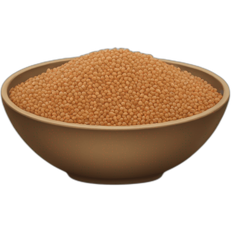 Bowl of Buckwheat emoji