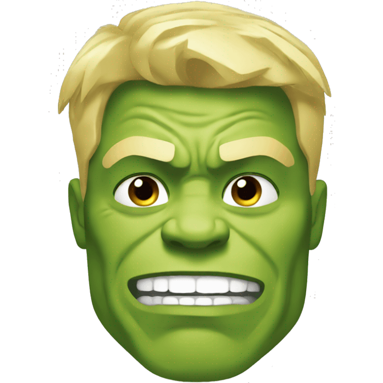 hulk with blond hair emoji