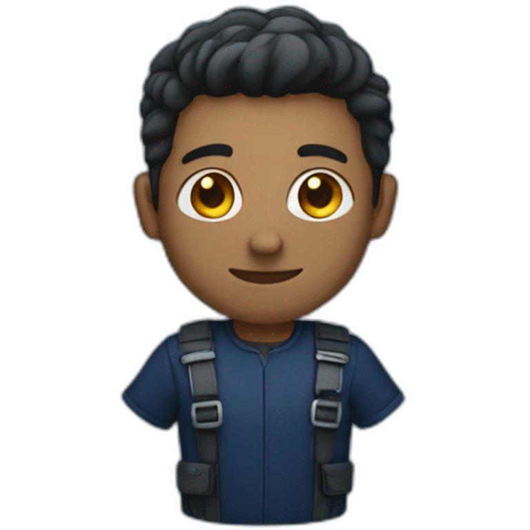 developer dark blue outfit emoji