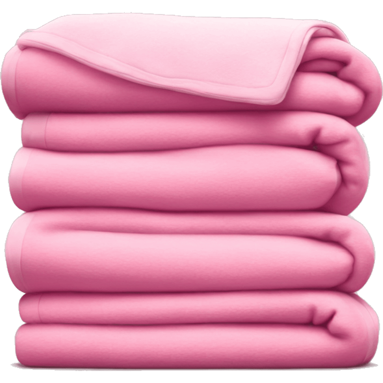 Pink blankets stacked on top of each other  emoji