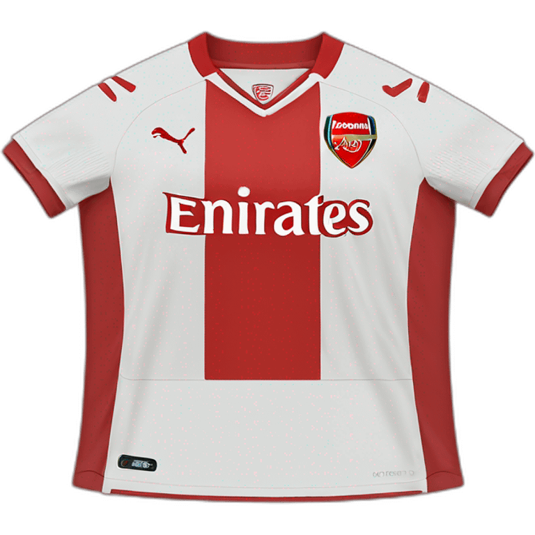 Arsenal women’s home jersey emoji