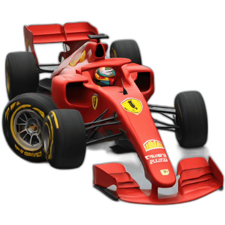 Ferrari 2023 formula 1 car emoji