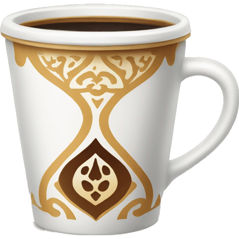 Arabic coffee cup emoji