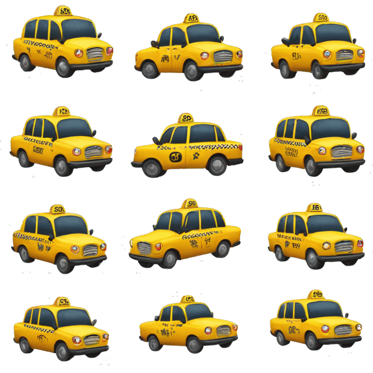 taxi emoji