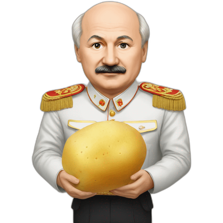 lukashenko with potato emoji