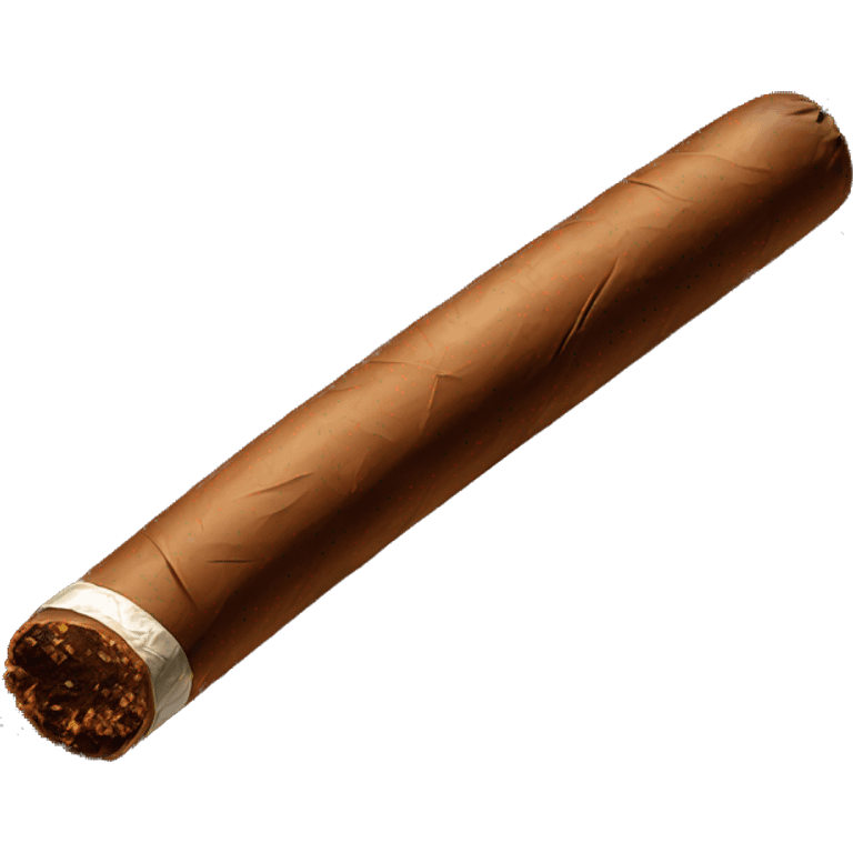 cigar in a black background emoji