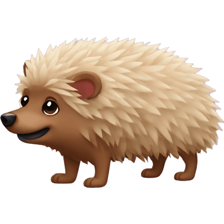 Hedgehog dog  emoji