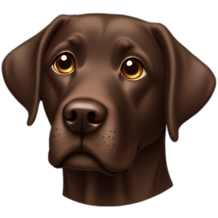 a-chocolate-lab-with-a-thought-bubble emoji