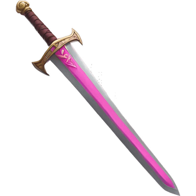 pink sword emoji