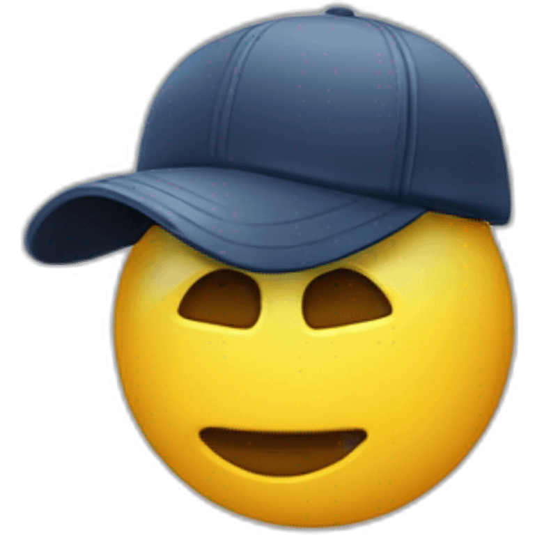 Gorra con un walkie tookie  emoji