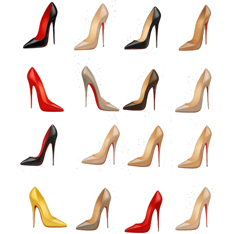 louboutin heels emoji